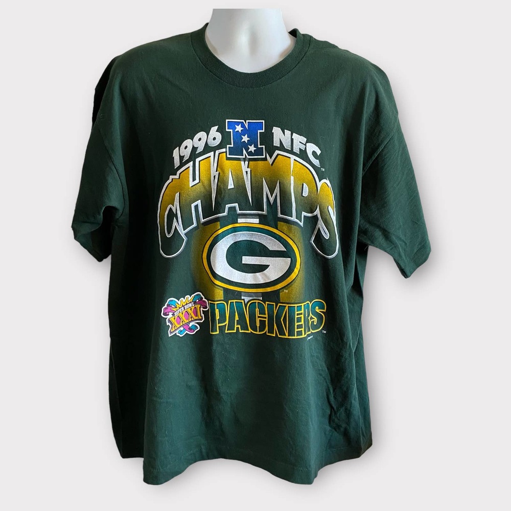 Vintage 1996 Superbowl XXXI Greenbay Packers Tee